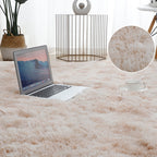 Luxury Rectangle Square Soft Artificial Wool Sheepskin Fluffy Rug Fur Carpet — 120x160cm