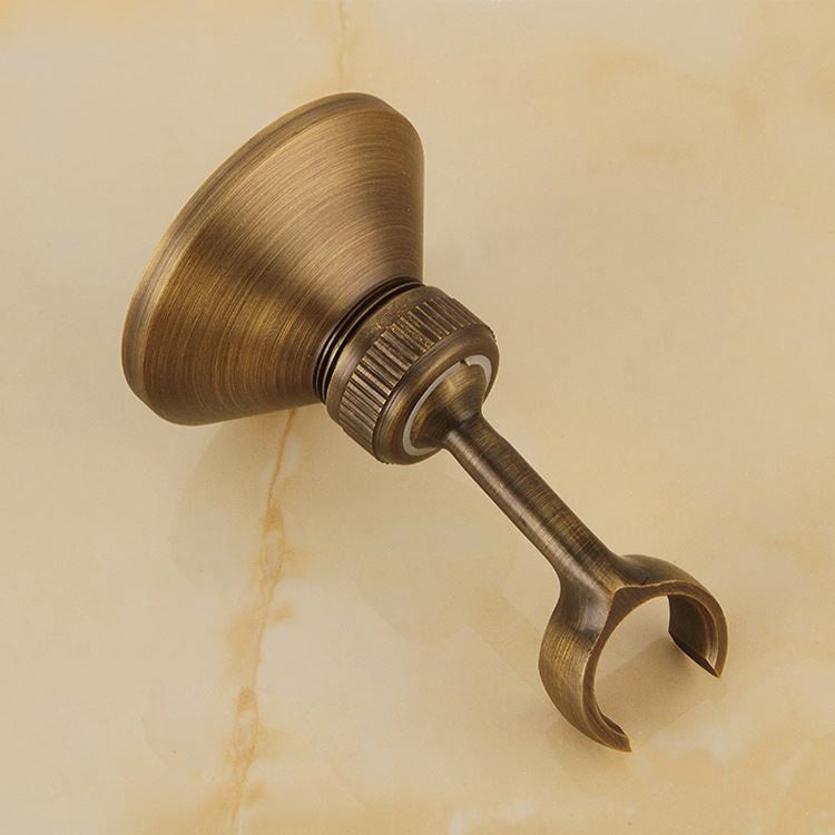 Solid Brass Shower Hook Base Bracket Bathroom Shower Accessories — view 3