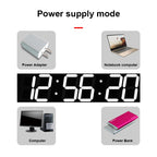 Creative LED Digital Wall Clock Multi-function WIFI Clock