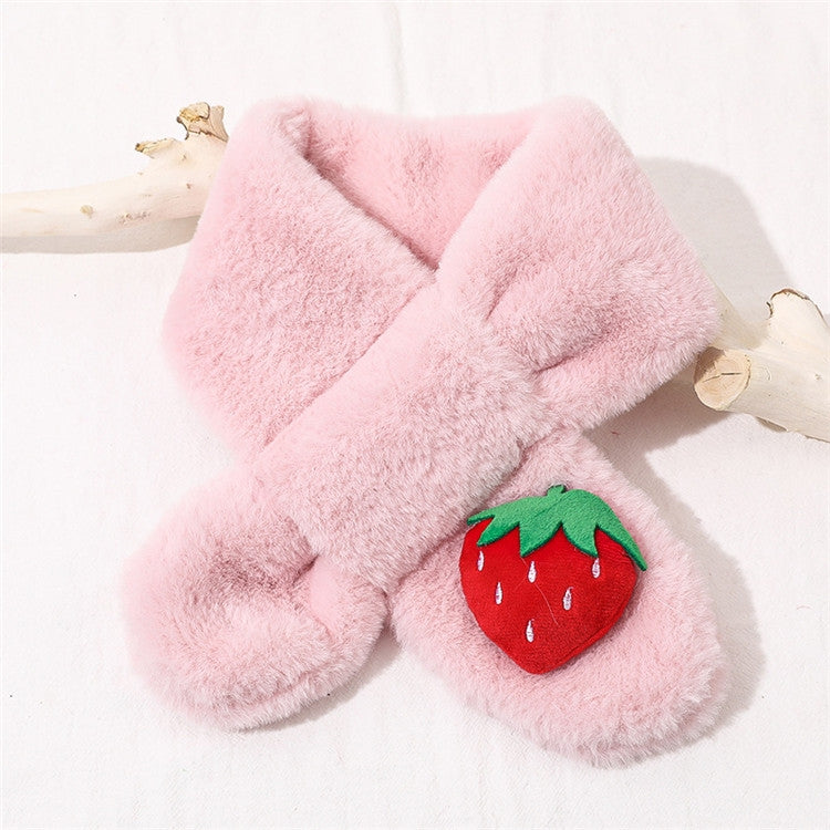 Children Winter Plush Warm Scarf