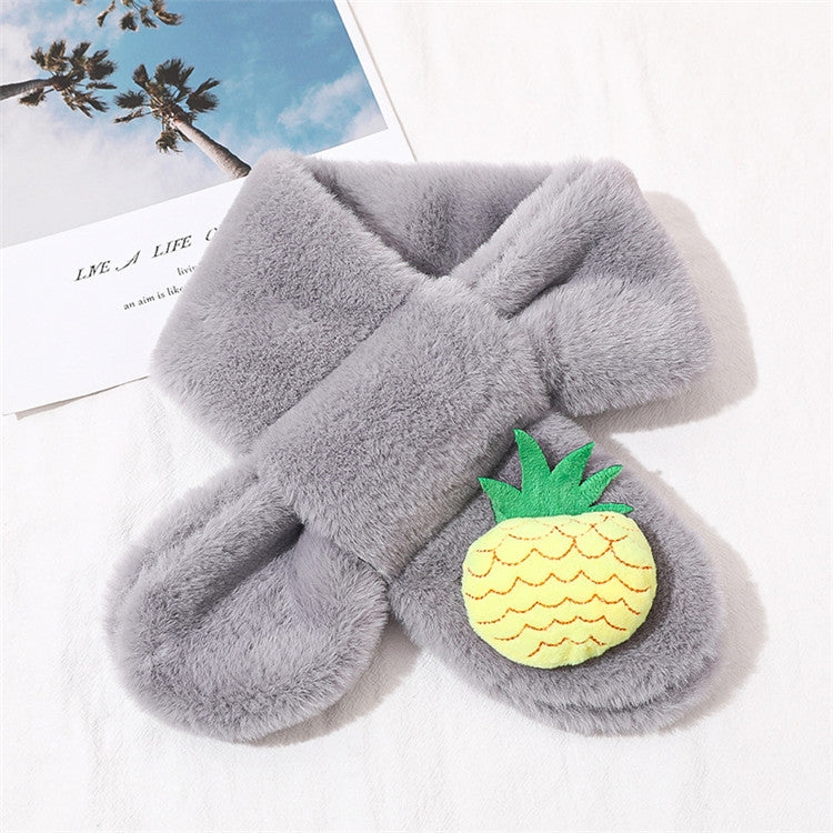 Children Winter Plush Warm Scarf