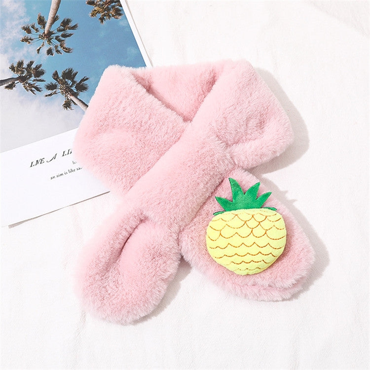 Children Winter Plush Warm Scarf