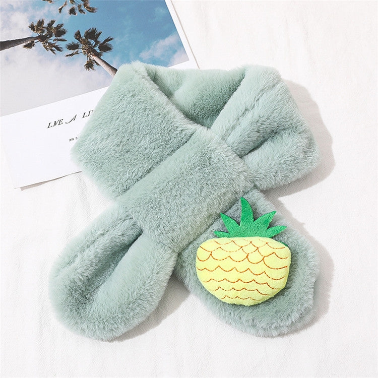 Children Winter Plush Warm Scarf