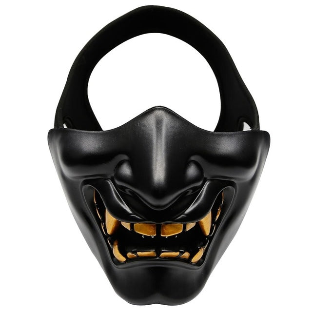 WosporT Halloween Dancing Party Grimace Half Face Tactical Mask