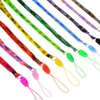 100 PCS Smiling Face Lanyards for ID Card Working Card Badge