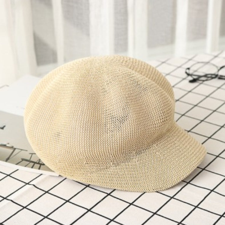 Spring and Summer Korean Version of the New Light Body Solid Color Casual Bump Beret Hat Female Outdoor Fashion Duck Tongue Octagonal Cap — view 12