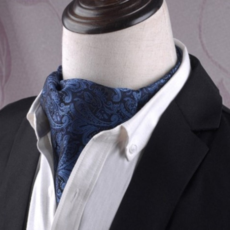 Gentleman's Style Polyester Jacquard Men's Trendy Scarf Fashion Dress Suit Shirt British Style Scarf