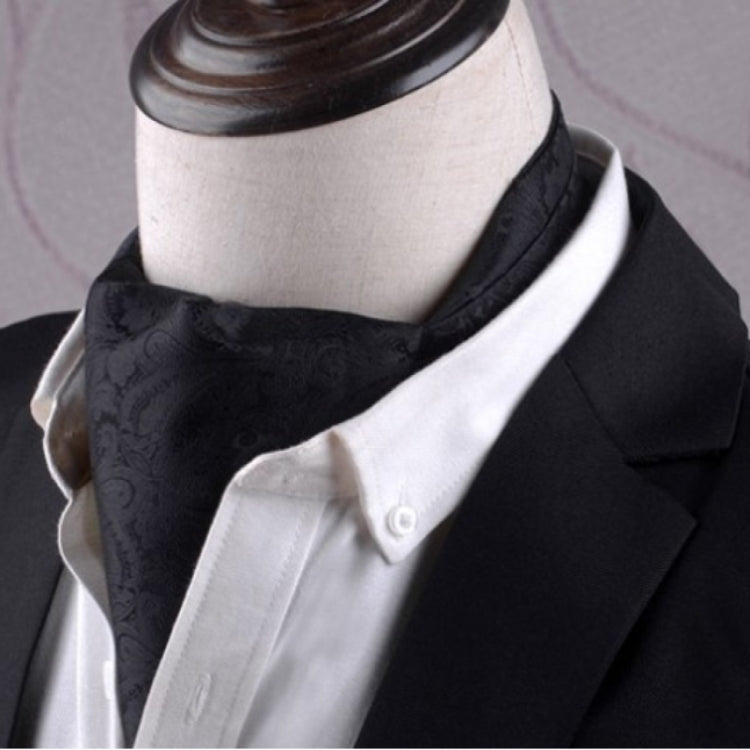 Gentleman's Style Polyester Jacquard Men's Trendy Scarf Fashion Dress Suit Shirt British Style Scarf