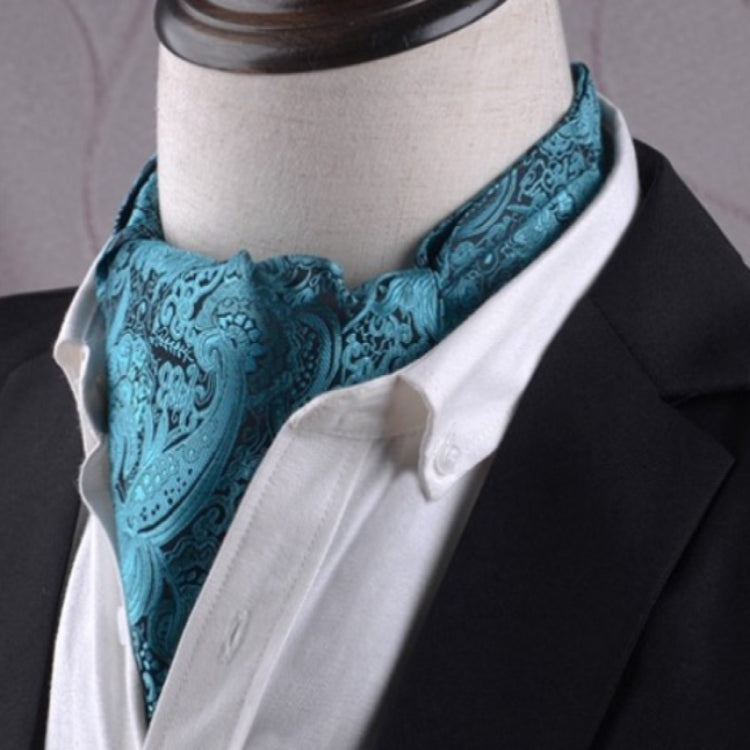 Gentleman's Style Polyester Jacquard Men's Trendy Scarf Fashion Dress Suit Shirt British Style Scarf