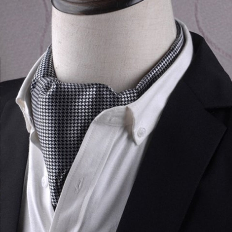 Gentleman's Style Polyester Jacquard Men's Trendy Scarf Fashion Dress Suit Shirt British Style Scarf