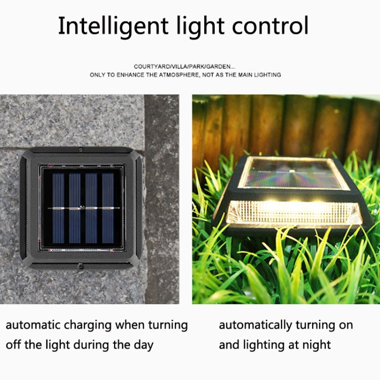 Waterproof 12 LED Solar Lawn Lamp Garden Yard Fence Path Street Night Light