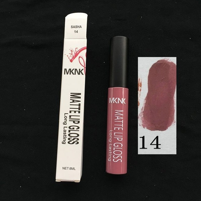 Sexy Waterproof Liquid Lipstick Matte Lip Gloss Velvet Long Lasting Lipstick Makeup Cosmetic