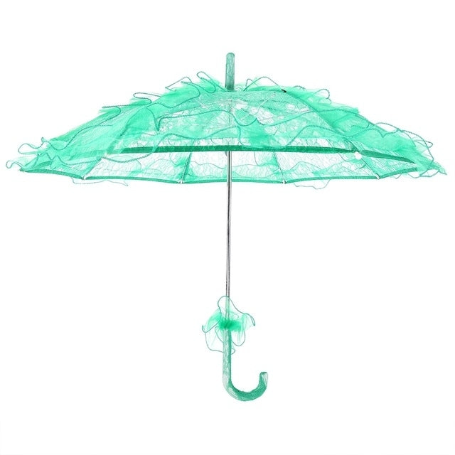 Wedding Parties Bridal Lace Cotton Umbrella Dancing Photography Prop Umbrella — view 10