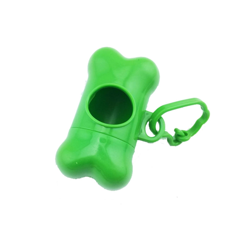 Dog Poop Dispenser Dog Poop Bag Bone Dispenser Case Pet Waste Bags — Red