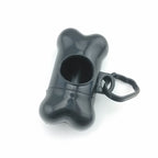 Dog Poop Dispenser Dog Poop Bag Bone Dispenser Case Pet Waste Bags — Purple