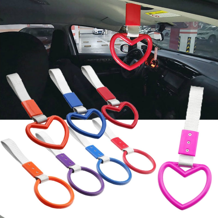 JDM Car Static Belt Decorative Warning Hanging Ring Rear Bumper Warning Ring Car Safety Hand Ring