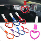 JDM Car Static Belt Decorative Warning Hanging Ring Rear Bumper Warning Ring Car Safety Hand Ring