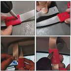 JDM Car Static Belt Decorative Warning Hanging Ring Rear Bumper Warning Ring Car Safety Hand Ring