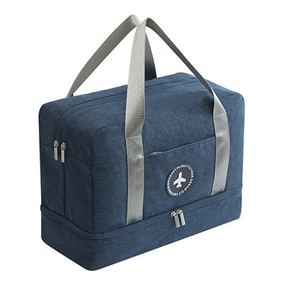 Waterproof Large Capacity Double Layer Beach Bag Portable Sports Bags Cube Bags Travel Bags — view 10