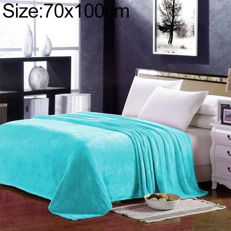Solid Color Flannel Coral Fleece Blanket Super Soft Plaid Coverlet Sofa Cover Winter Warm Sheets Easy Wash Faux Fur Blankets