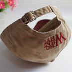 Alphabet Pattern Canvas Baseball Cap