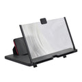 12 Inch Pull-Out Mobile Phone Screen Magnifier 3D Desktop Stand