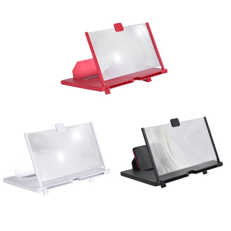12 Inch Pull-Out Mobile Phone Screen Magnifier 3D Desktop Stand