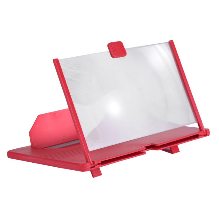 12 Inch Pull-Out Mobile Phone Screen Magnifier 3D Desktop Stand