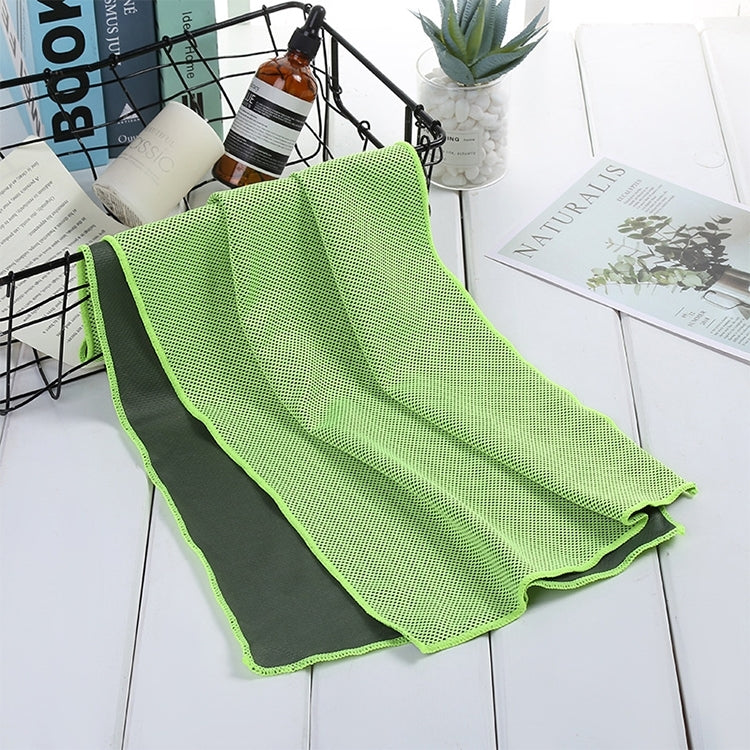 Absorbent Polyester Quick-drying Breathable Cold-skinned Fitness Sports Portable Towel, 40x80 Aluminum Foil Bag, 30x100 Aluminum Foil Bag, 30x100 Zippered Bag, 40x80 Round Cask, 30x100 Round Cask, 40x80 Rope Cup — Lake Blue