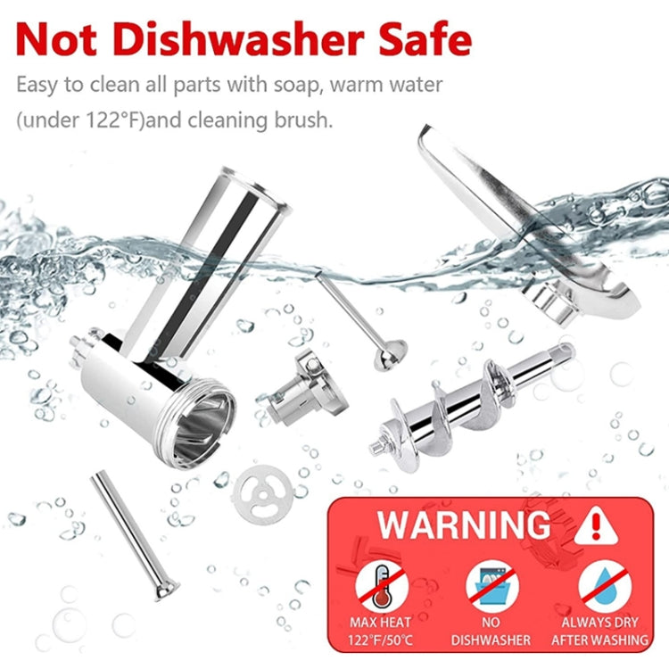 For KitchenAid Home Meat Grinders Making Accessories Tool Set, KA Meat Grinder Pass — view 3