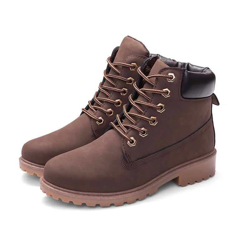 Couple Casual Big Head Warm Shoes Martin Boots — view 27