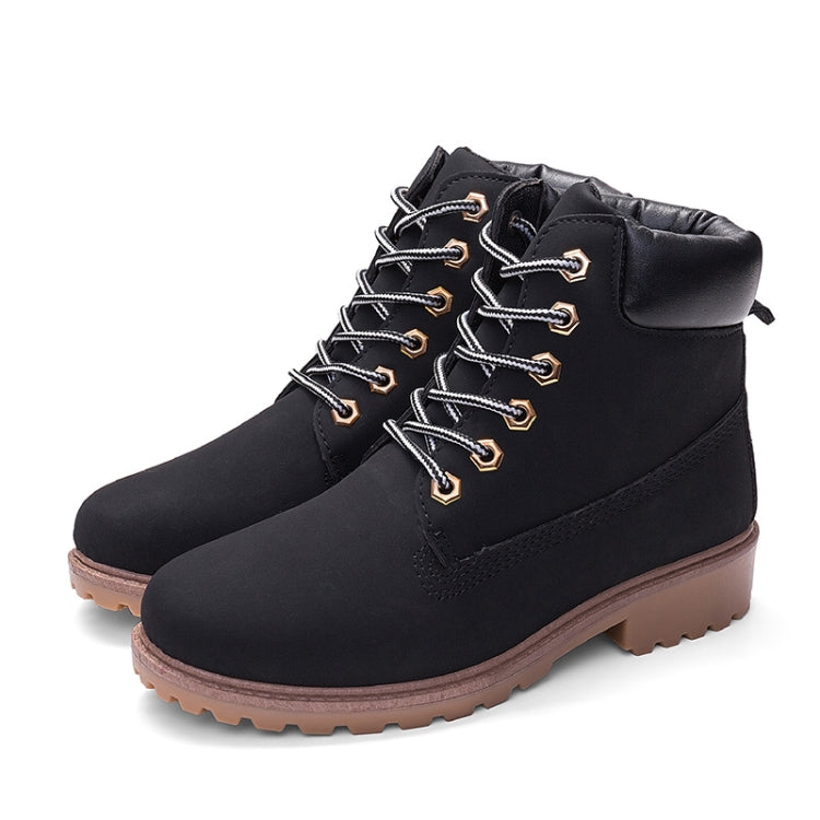 Couple Casual Big Head Warm Shoes Martin Boots — view 37