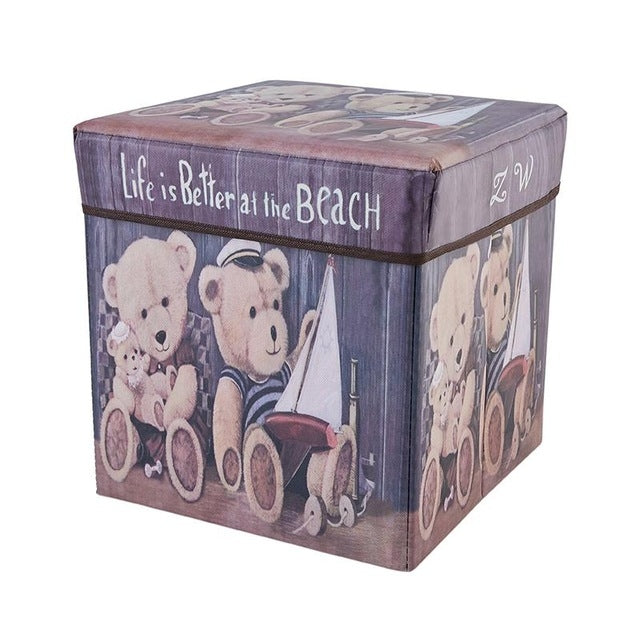 Multifunctional Storage Stool Can Sit Adult Folding Chair Home Change Shoe Bench Children Storage Box