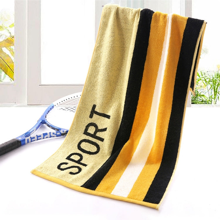 Striped Cotton Thickening Fitness Towel — view 7