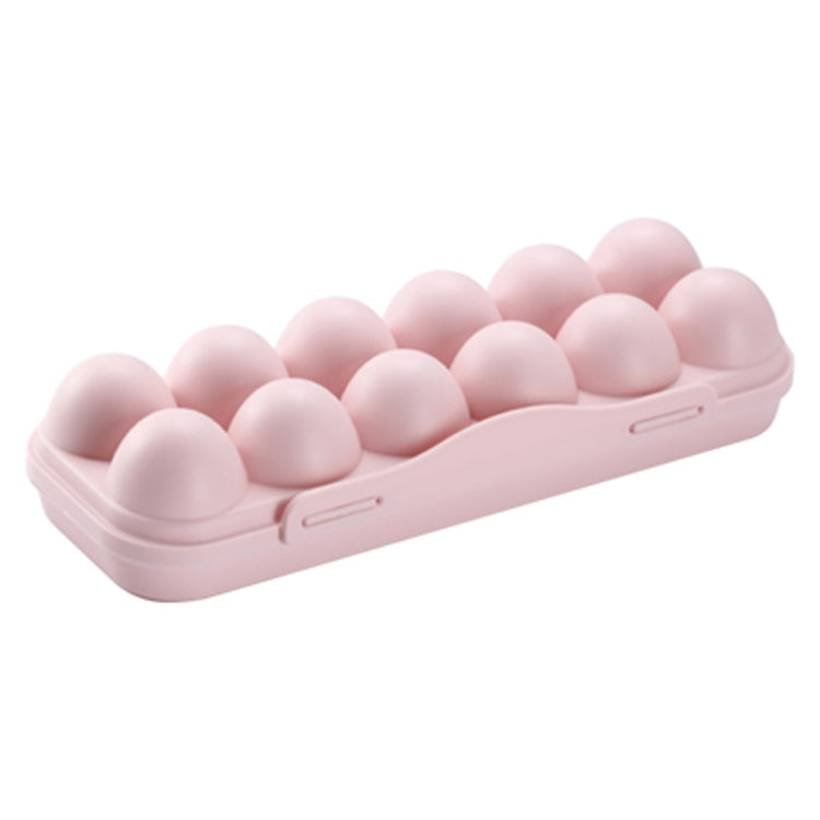 12-Box With Snap-On Egg Storage Box — Pink