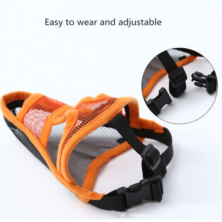 Small And Medium-sized Long-mouth Dog Mouth Cover Teddy Dog Mask — M