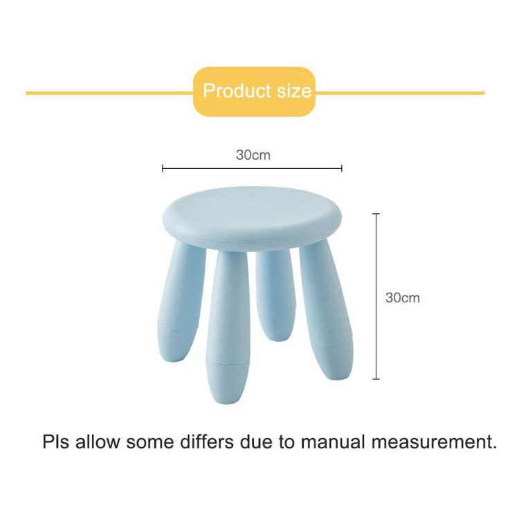 Colorful Children Stool Chair Baby Stool Plastic Kindergarten Stool — Green