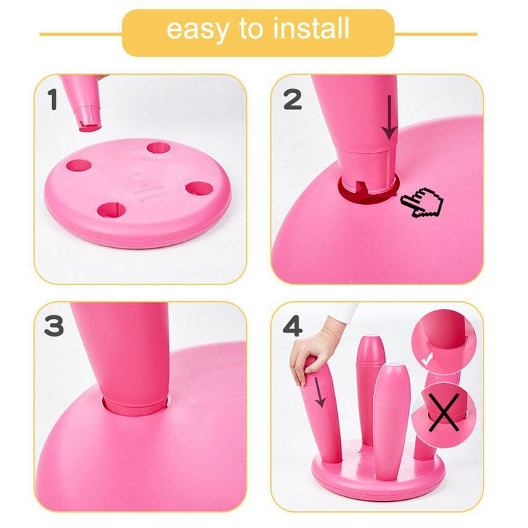 Colorful Children Stool Chair Baby Stool Plastic Kindergarten Stool — view 8