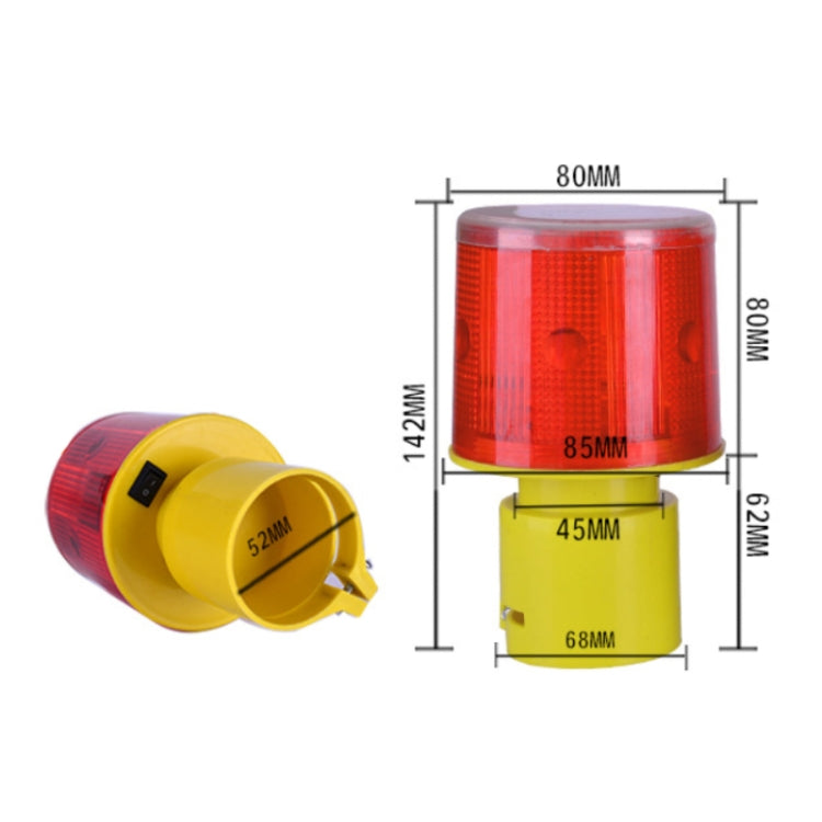 Night Solar Warning Construction Safety Warn Flash Lights Signal Light