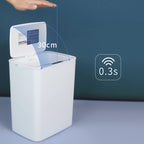 Fully-automatic with Lip Covered Household Living Room Kitchen Bathroom Intelligent Induction Trash Can — view 13