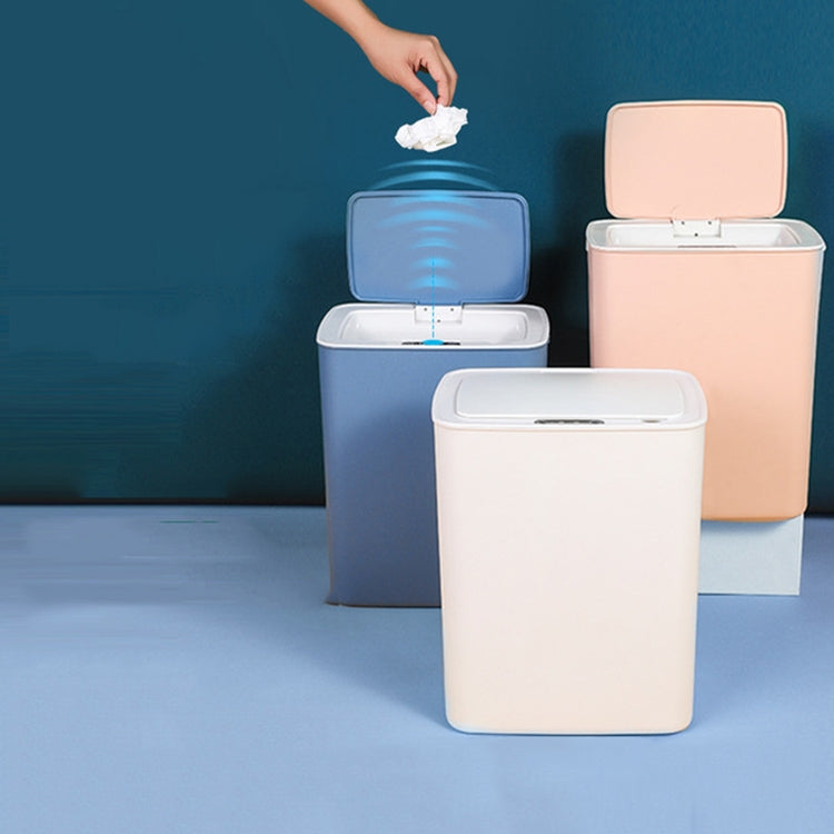 Fully-automatic with Lip Covered Household Living Room Kitchen Bathroom Intelligent Induction Trash Can — view 14
