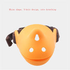 Pet Dog Muzzle Anti-bite Anti-call Silicone Muzzle — Yellow