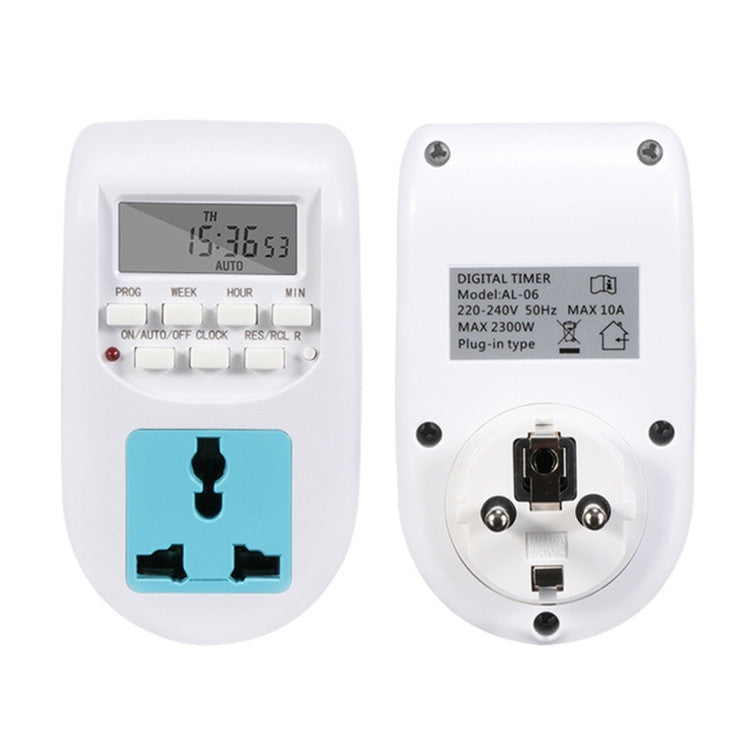 AL-06 220-240V Digital Timer Switch Socket,Germany Plug