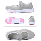 Women Casual Mesh Flat Shoes Soft Sneakers