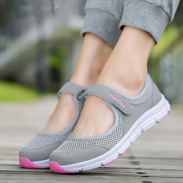Women Casual Mesh Flat Shoes Soft Sneakers