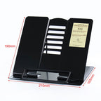 Portable Metal Adjustable Reading Book Holder Support iPad Document Book Shelf Bookstand