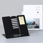 Portable Metal Adjustable Reading Book Holder Support iPad Document Book Shelf Bookstand