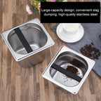 Stainless Steel Coffee Grounds Bucket Coffee Box, Large, Small — view 5