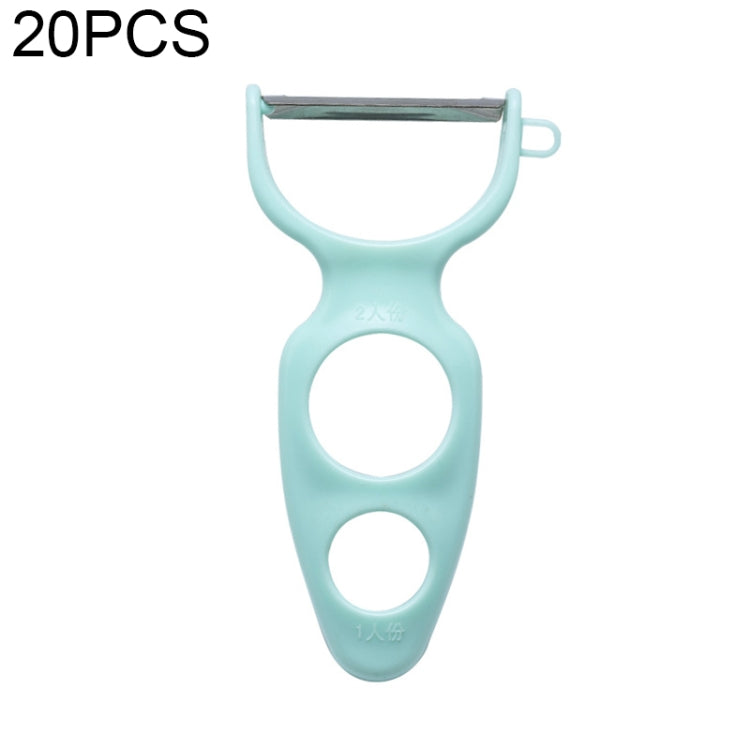 20 PCS Creative Stainless Steel Scraping Peeling Multi-function Vegetable and Fruit Peeler — view 10