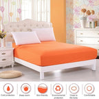 Plain Mattress Protector Bed Mat Mattress Cover Fitted Sheet